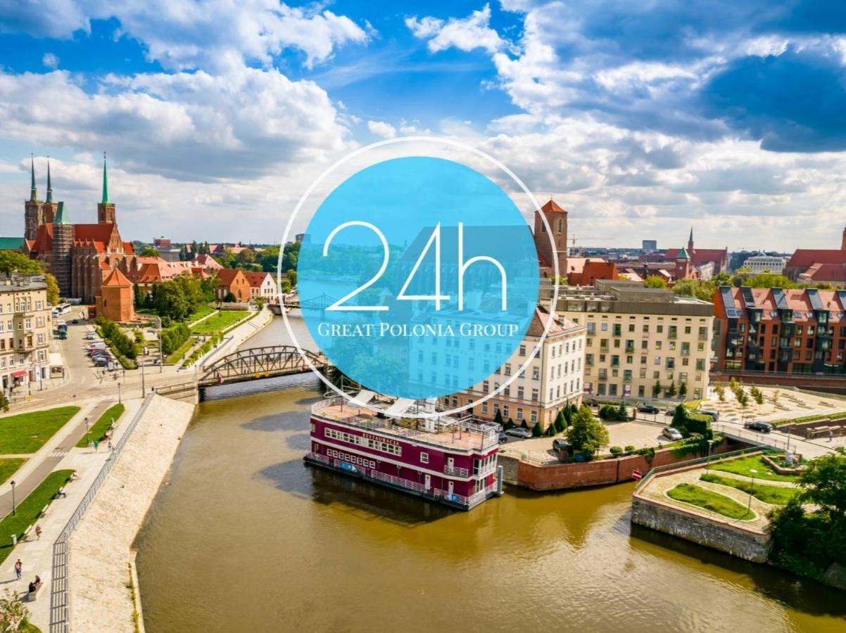 Great Polonia River Boat Apartments Wrocław Eksteriør billede