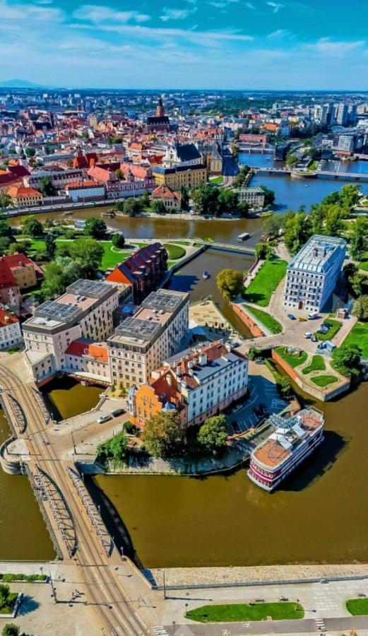 Great Polonia River Boat Apartments Wrocław Eksteriør billede